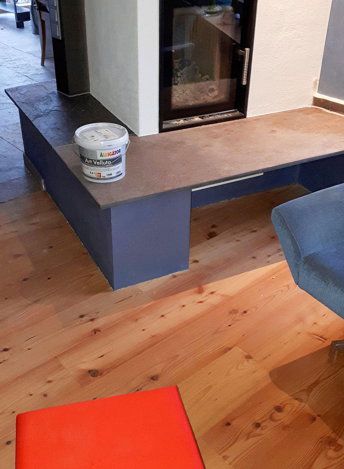 Dekorative Tapezierarbeit